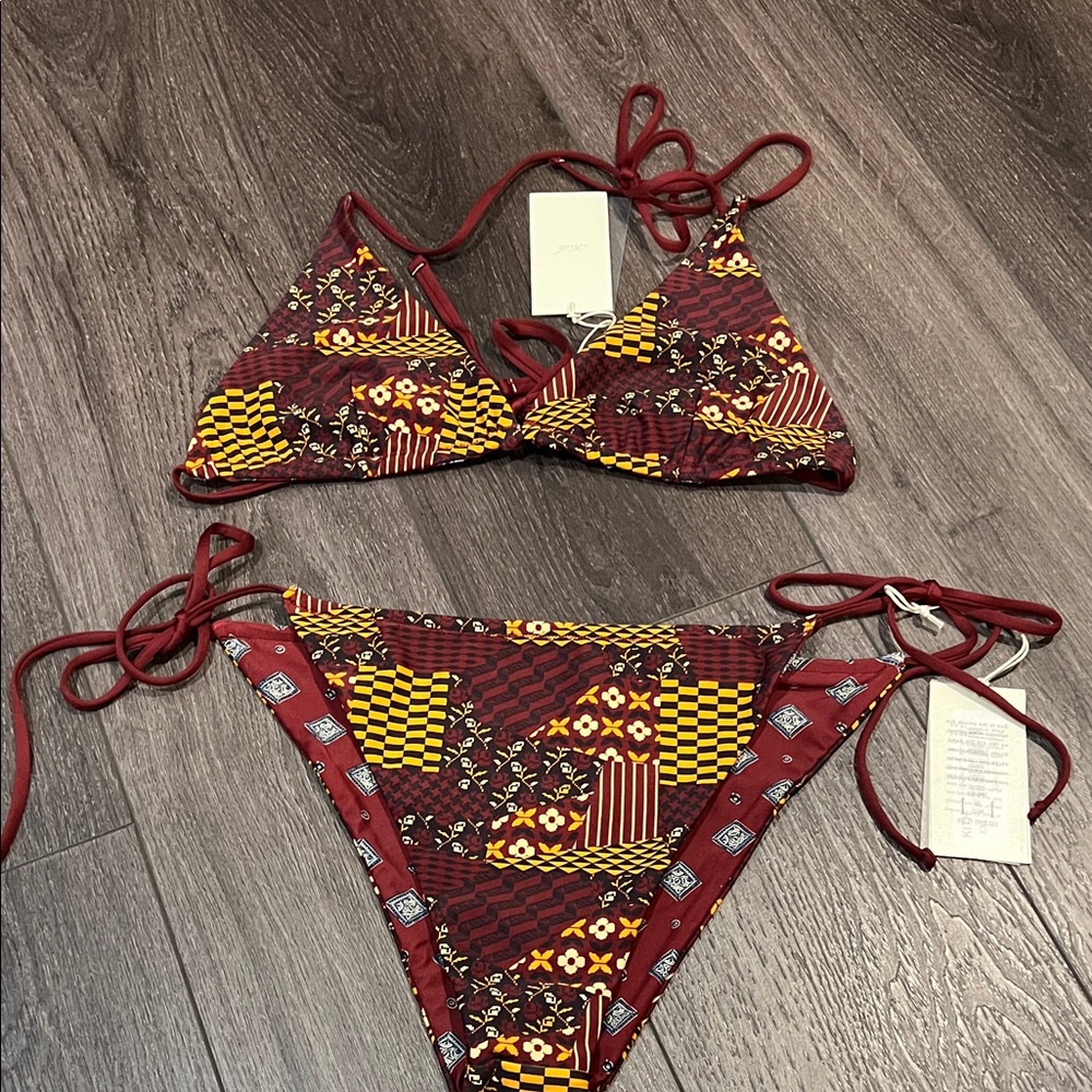 Kith Multicolor Patterned Bikini